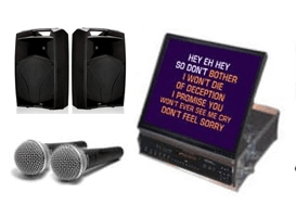 Karaoke system hire for parties and events in Edinburgh