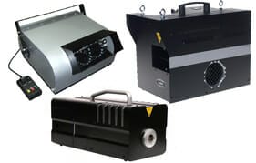 Special FX equipment hire including smoke and spark machines in Edinburgh