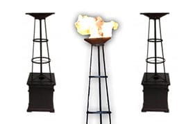 Flambeaux torch hire for outdoor event entrances in Edinburgh