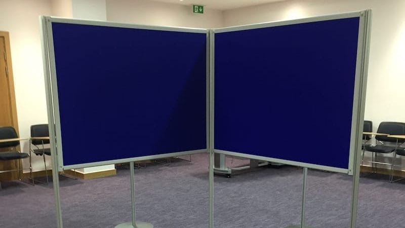 School Display Board Hire Edinburgh 3 school open evening layout with display boards forming sections
