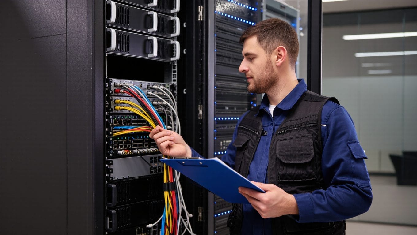 engineer working av 2