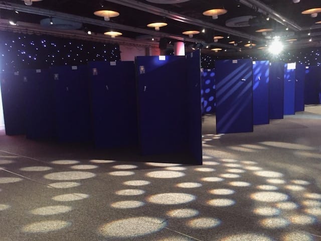 Display Board Hire and Exhibition Stand Monitor Hire at the EICC 2 display board hire EICC edinburgh