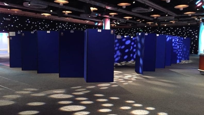 Display Board Hire and Exhibition Stand Monitor Hire at the EICC 1 display board hire EICC