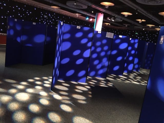 Display Board Hire and Exhibition Stand Monitor Hire at the EICC 5 Exhibition poster board hire EICC