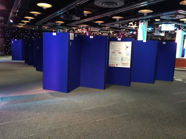 Display Board Hire and Exhibition Stand Monitor Hire at the EICC 6 Exhibition poster board hire EICC Edinburgh
