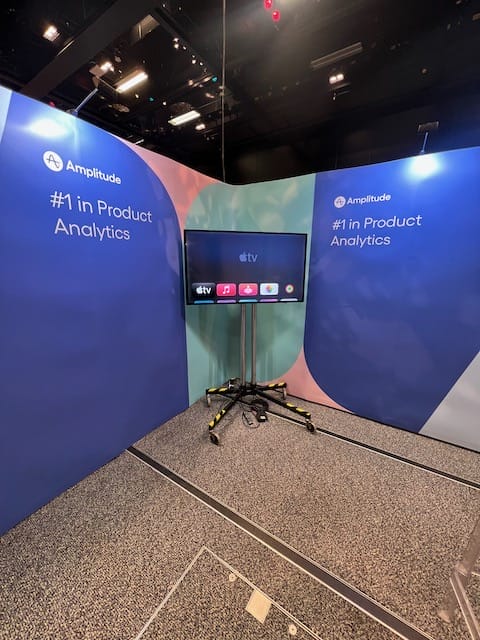 Display Board Hire and Exhibition Stand Monitor Hire at the EICC 14 Monitor hire at EICC for Amplitude