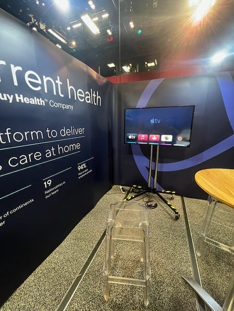 Display Board Hire and Exhibition Stand Monitor Hire at the EICC 16 Monitor hire at EICC for Current Health