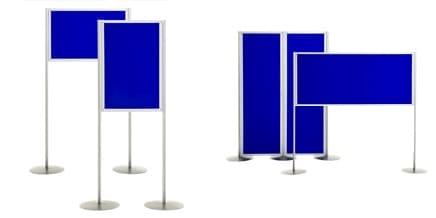exhibition poster boards sizes