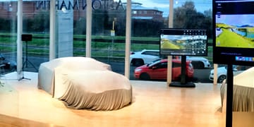 Car & product launch AV hire in Edinburgh - professional sound and visual equipment