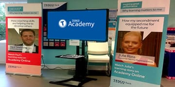 Exhibition AV hire in Edinburgh - display and presentation equipment for trade shows