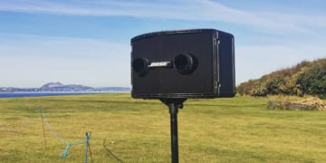 Outdoor event AV hire in Edinburgh - weather-resistant lighting and sound systems