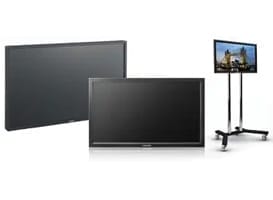 Sound and lighting hire 1 Large screen monitor and stand hire for events in Edinburgh