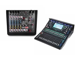 Sound and lighting hire 13 Audio mixers for conferences and events in Edinburgh