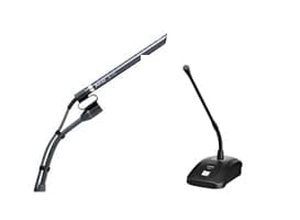 Lectern and panel microphone hire for speaker presentations in Edinburgh
