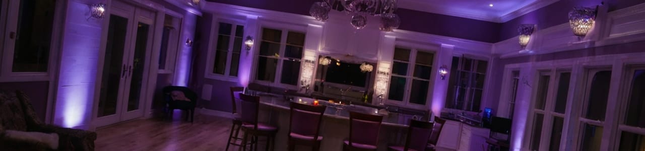 house-party-hire 9 kitchen uplighter hire for house party