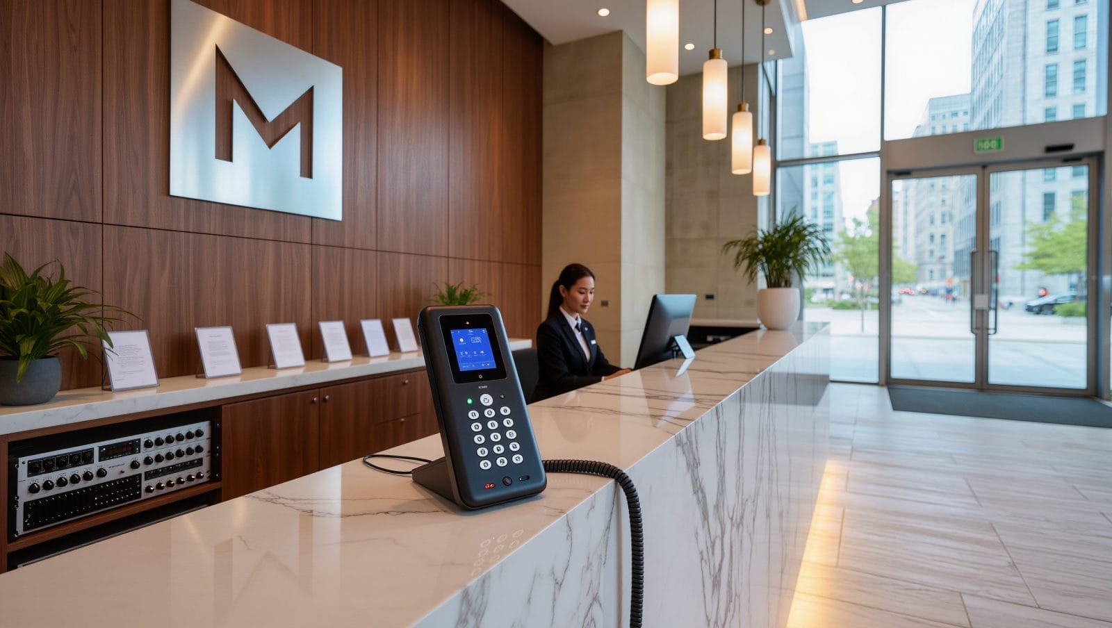 reception desk